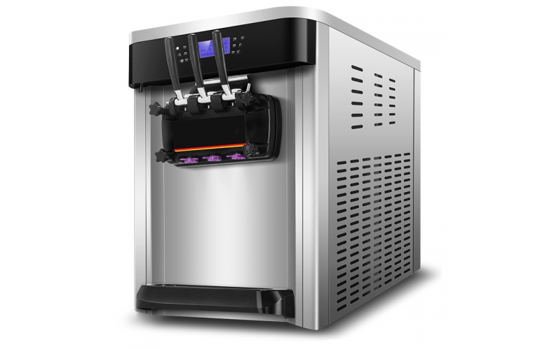 冰淇淋機(jī)商用軟冰激凌機(jī)器全自動(dòng)雪糕機(jī)不銹鋼立式甜筒機(jī)